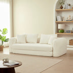 Morpheo - Canapé Droit 3 Places - Tissu Beige