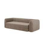 Morpheo - Canapé Droit 3 Places - Tissu Marron