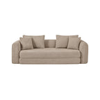 Morpheo - Canapé Droit 3 Places - Tissu Taupe
