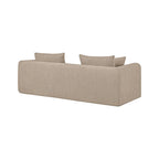 Morpheo - Canapé Droit 3 Places - Tissu Taupe