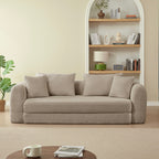 Morpheo - Canapé Droit 3 Places - Tissu Taupe