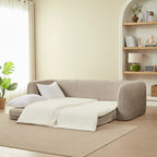 Morpheo - Canapé Droit 3 Places - Tissu Taupe