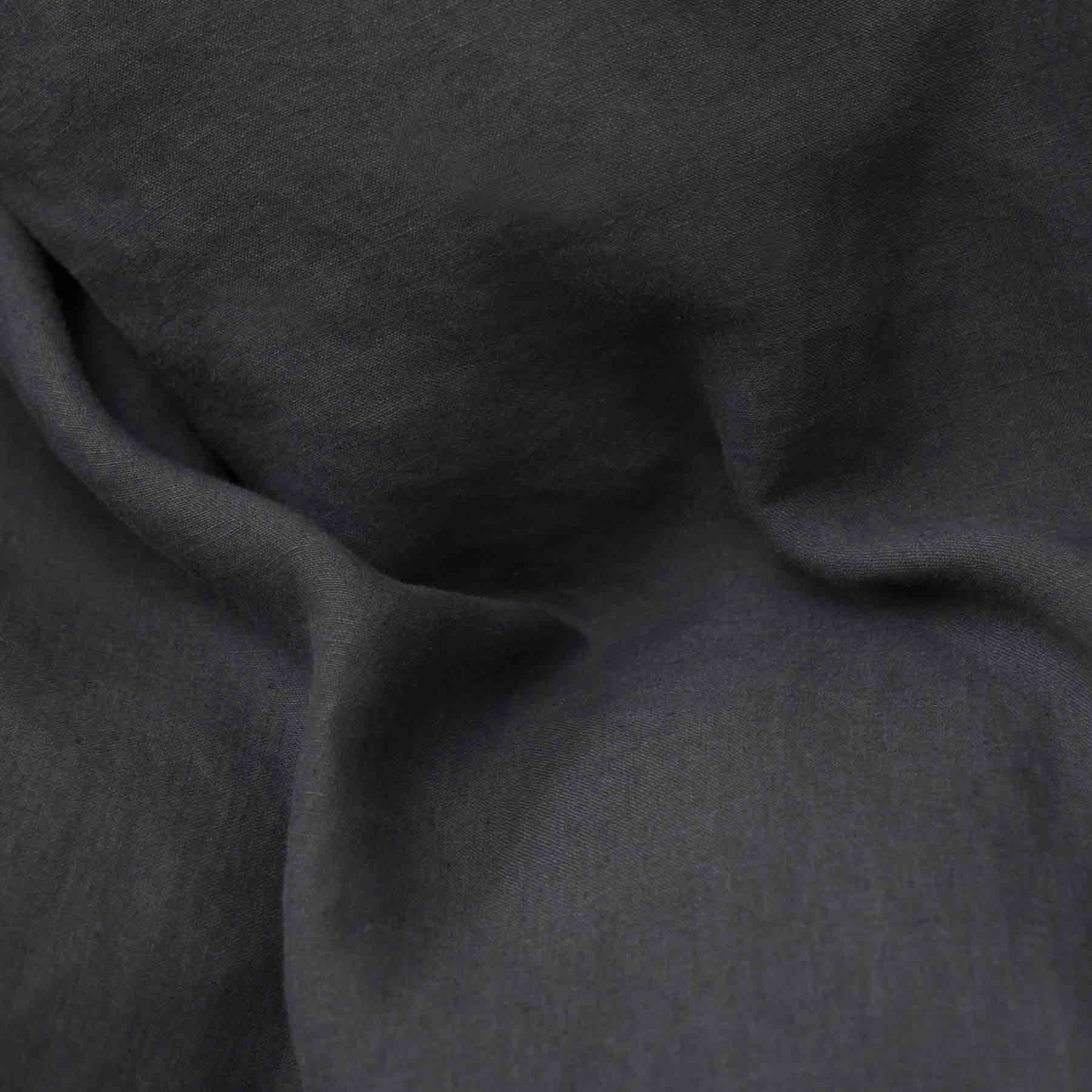 Housse De Couette En Lin Lavé 190G/M² - Gris Graphite
