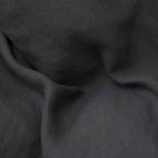 Drap Plat En Lin Lavé 190G/M² - Gris Graphite
