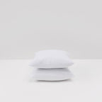 2 Taies D'Oreiller En Percale De Coton Lavé 300 Fils - Blanc