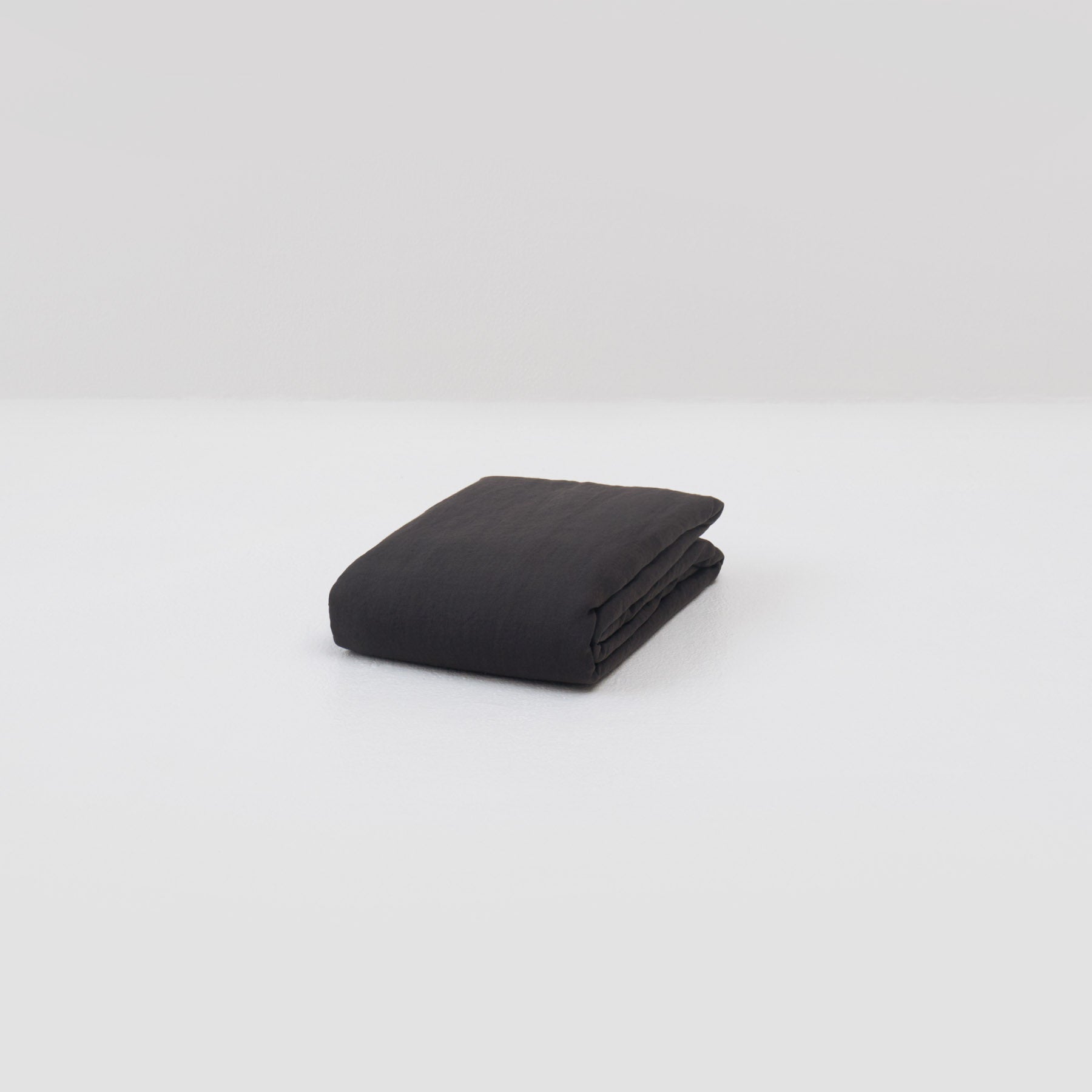 Drap Plat En Lin Lavé 190G/M² - Gris Graphite