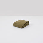Drap housse matelas 30 cm en lin lavé vert olive haut de gamme Most