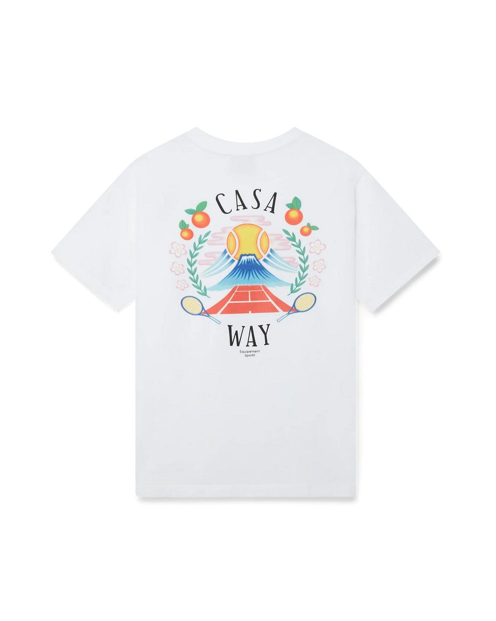 T-Shirt Casa Way Mountain - Blanc