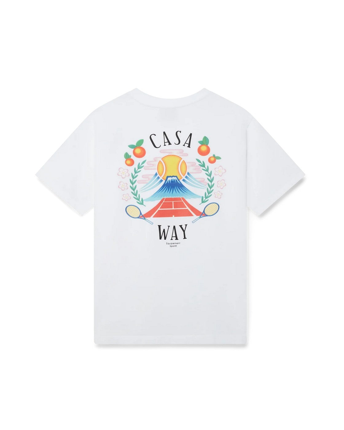 T-Shirt Casa Way Mountain - Blanc