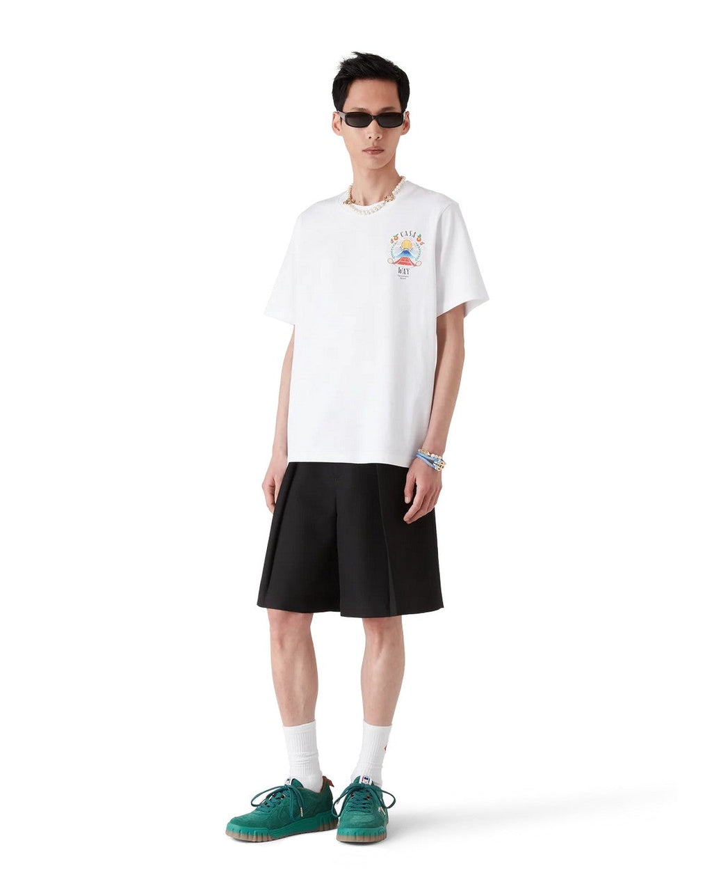T-Shirt Casa Way Mountain - Blanc