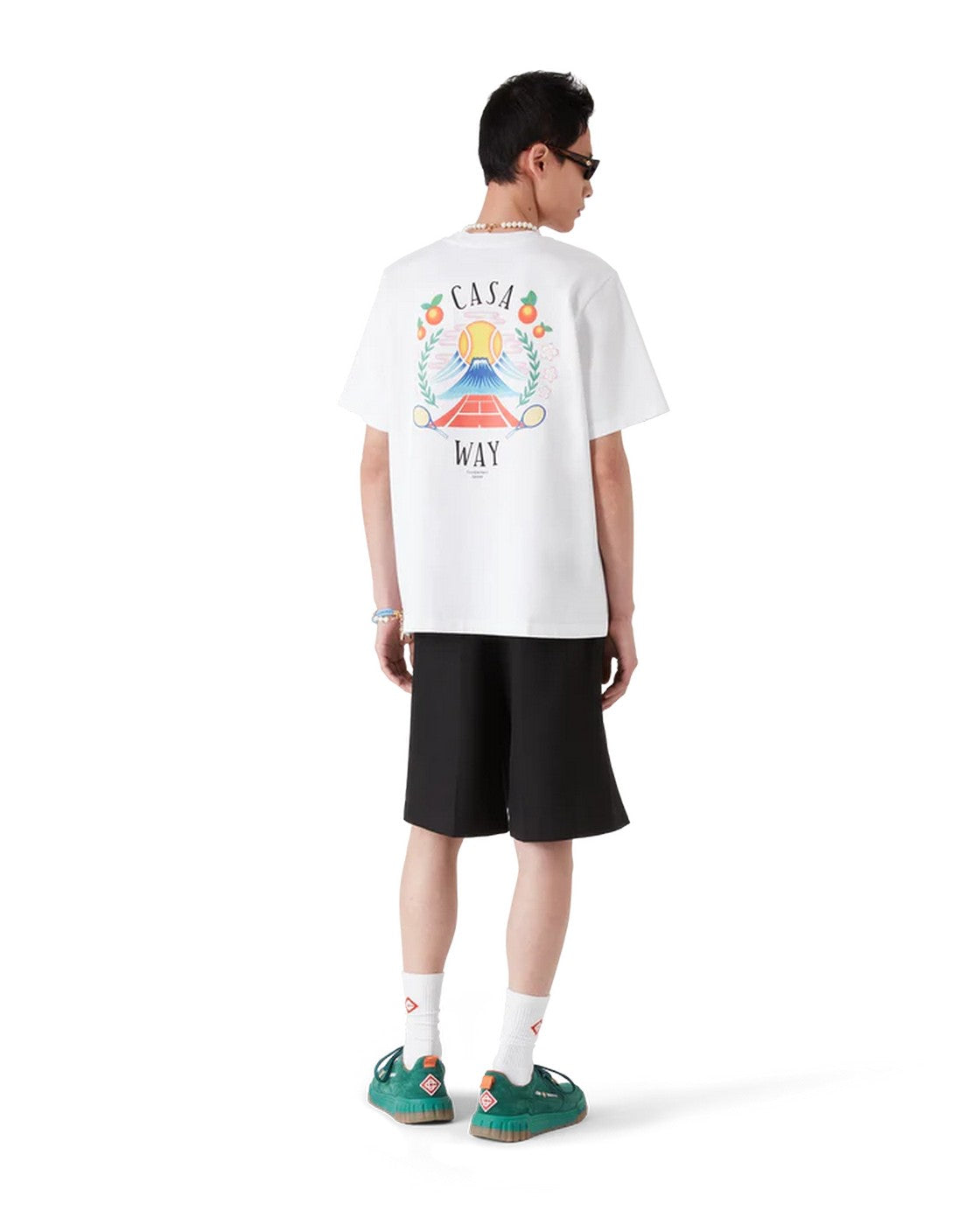 T-Shirt Casa Way Mountain - Blanc