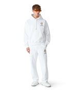 Hoodie Diamond Column - Blanc