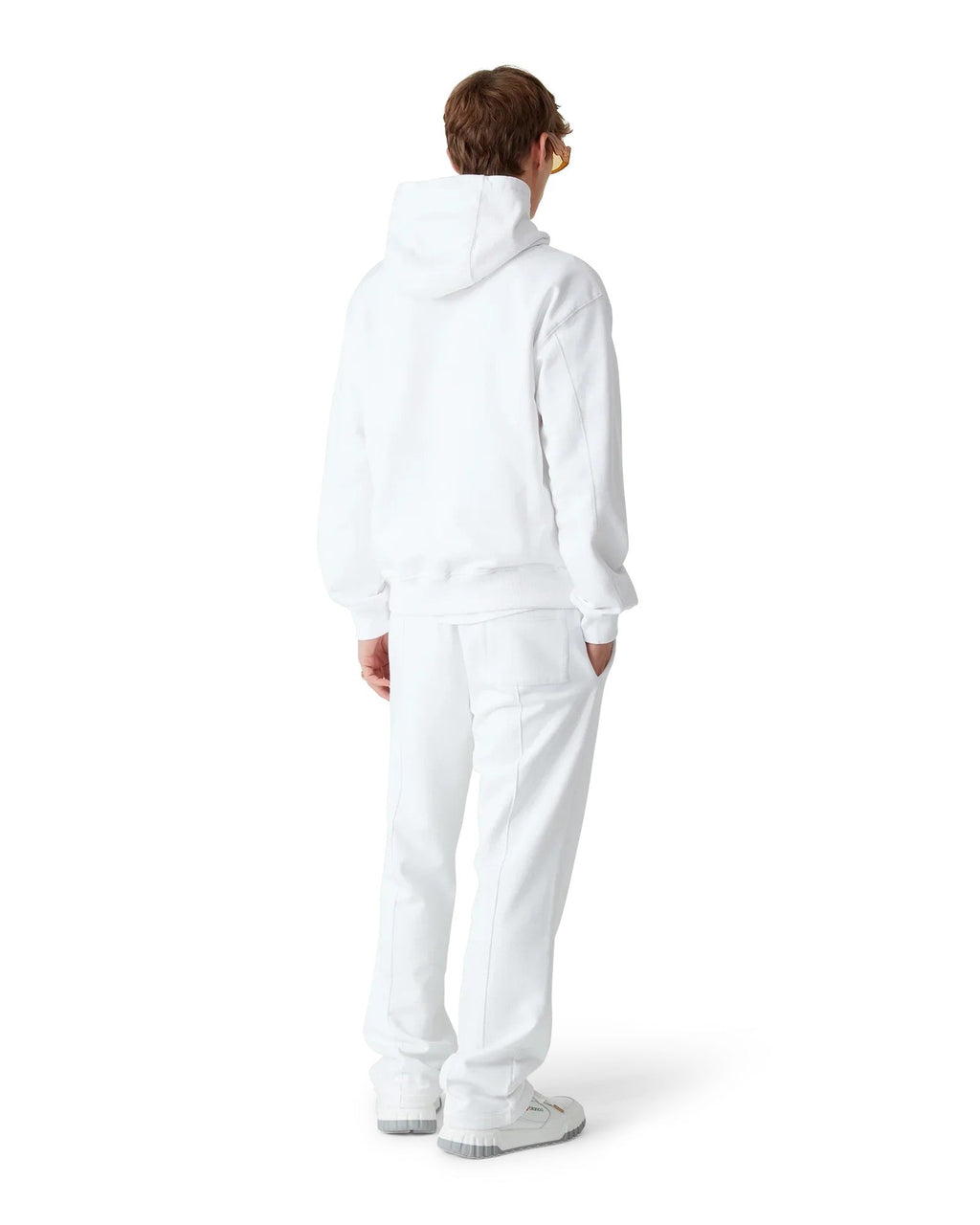 Hoodie Diamond Column - Blanc