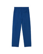 Pantalón azul seersucker Luc sostenible - silueta 3