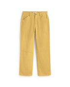 Pantalón recto amarillo Stan sostenible silueta - 1