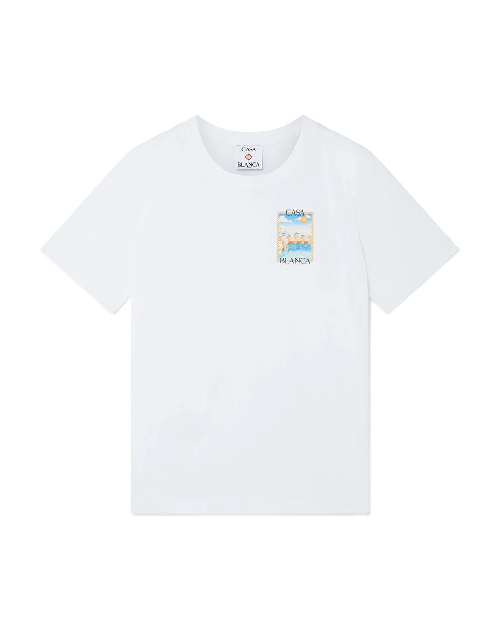 T-Shirt Surreal Pool - Blanc