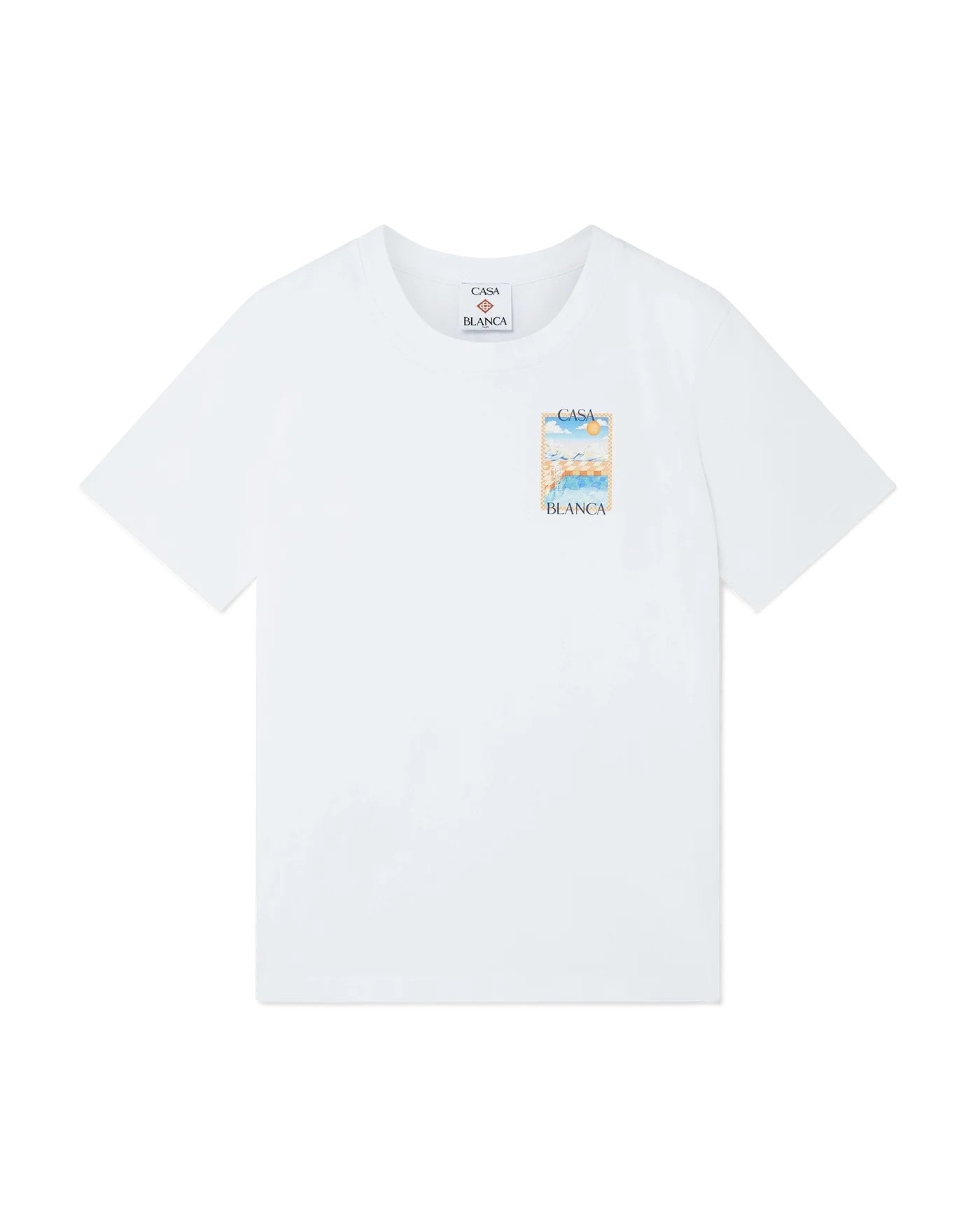 T-Shirt Surreal Pool - Blanc