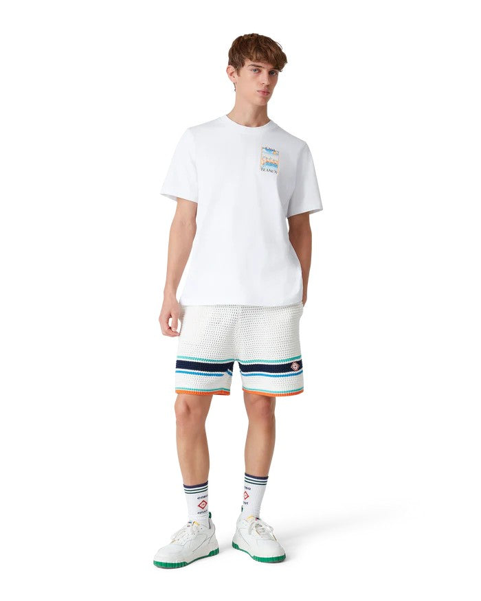 T-Shirt Surreal Pool - Blanc