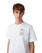 T-Shirt Surreal Pool - Blanc