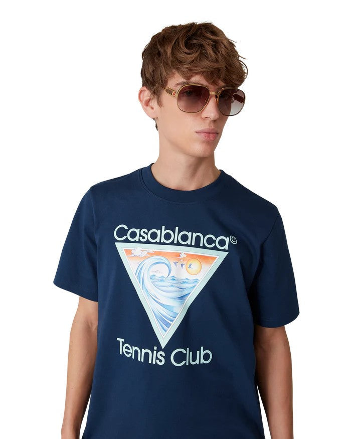 T-Shirt Tennis Club Icon - Bleu