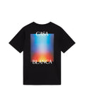 T-Shirt Gradient Casa Logo - Noir