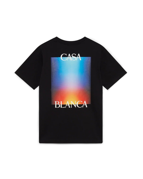 T-Shirt Gradient Casa Logo - Noir