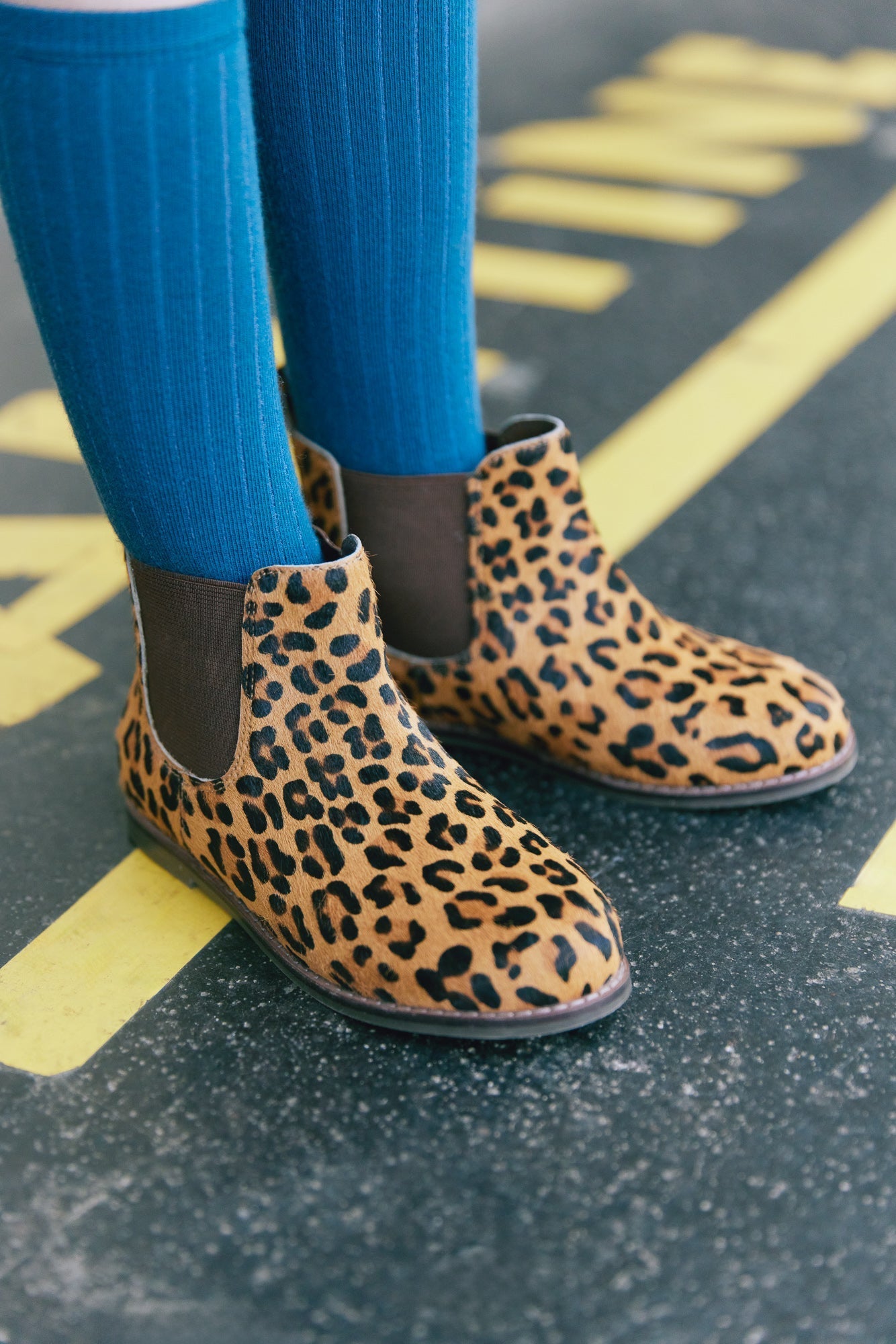 Bottes - Judy Léopard Marron