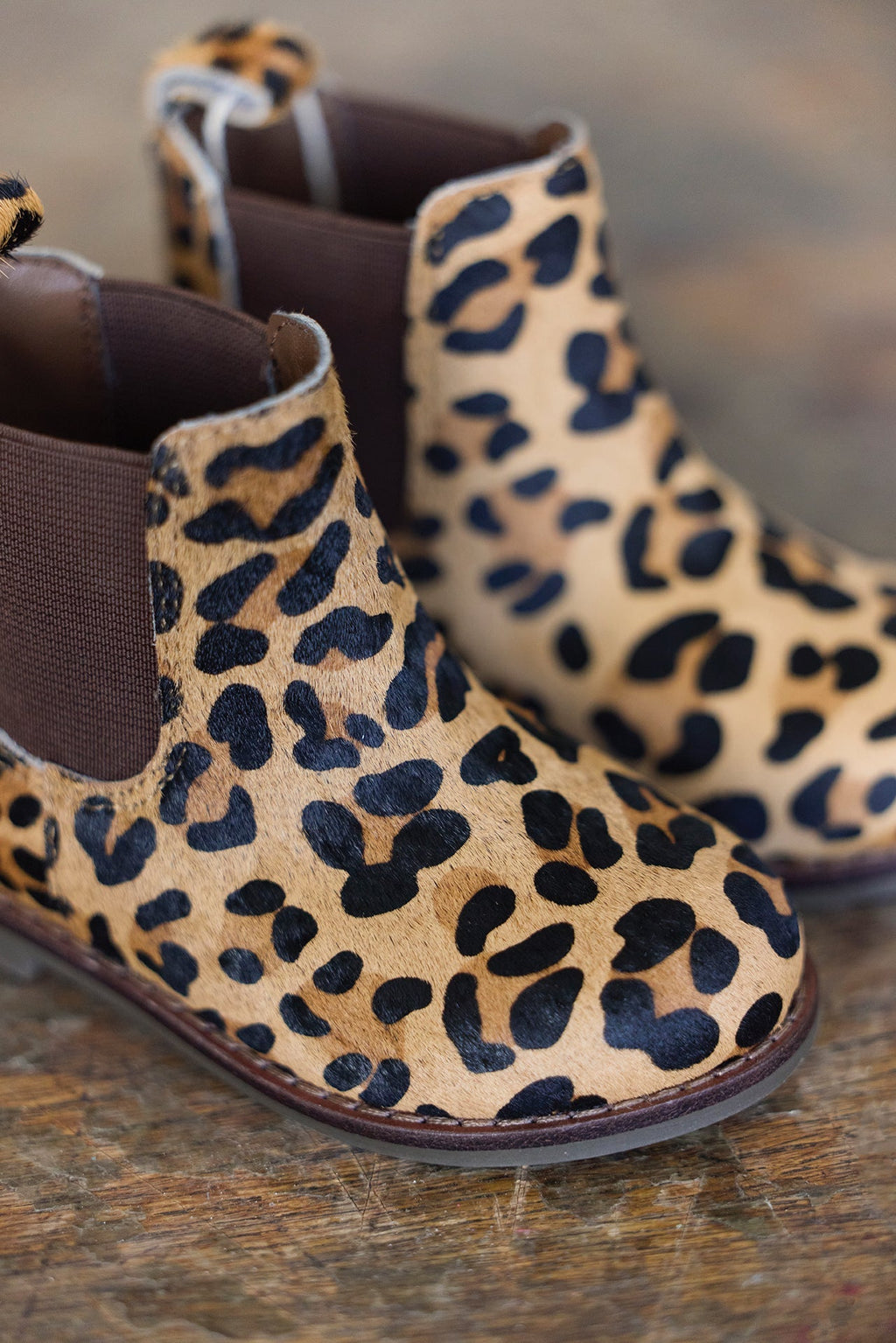 Bottes - Judy Léopard Marron