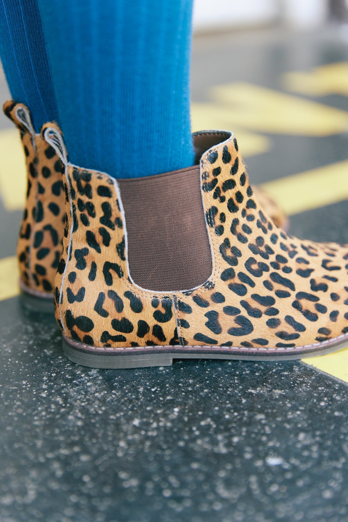 Bottes - Judy Léopard Marron