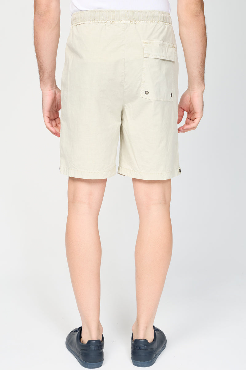 Short Décontracté En Popeline Stretch - Pigment En Pâte - Homme