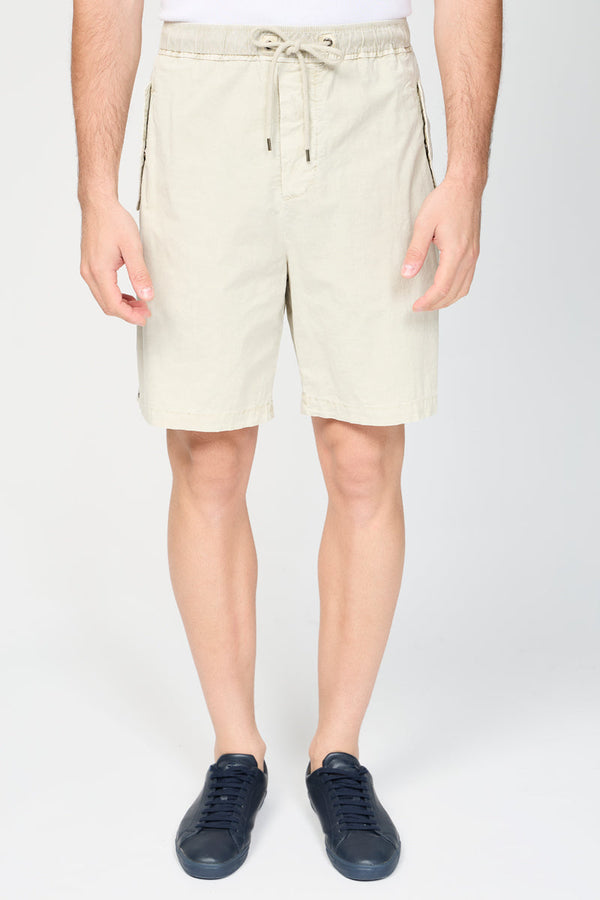 Short Décontracté En Popeline Stretch - Pigment En Pâte - Homme