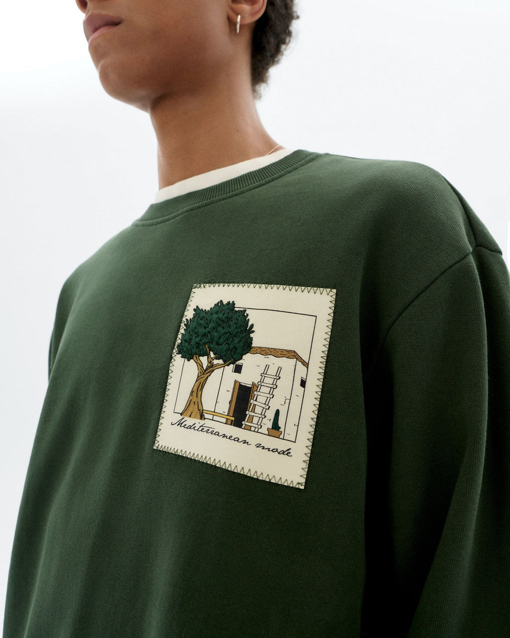 Sudadera bordada house Leon sostenible - 3