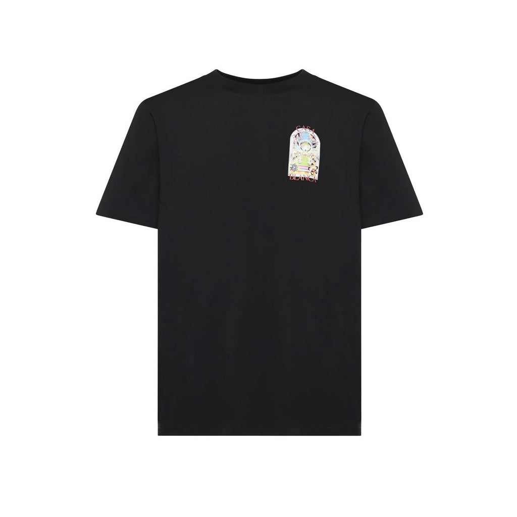 T-Shirt Tennis Landscape - Noir