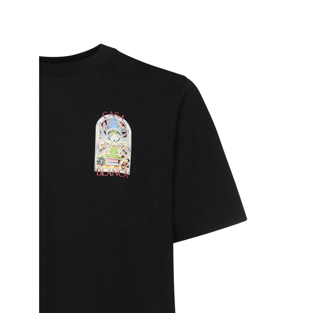 T-Shirt Tennis Landscape - Noir
