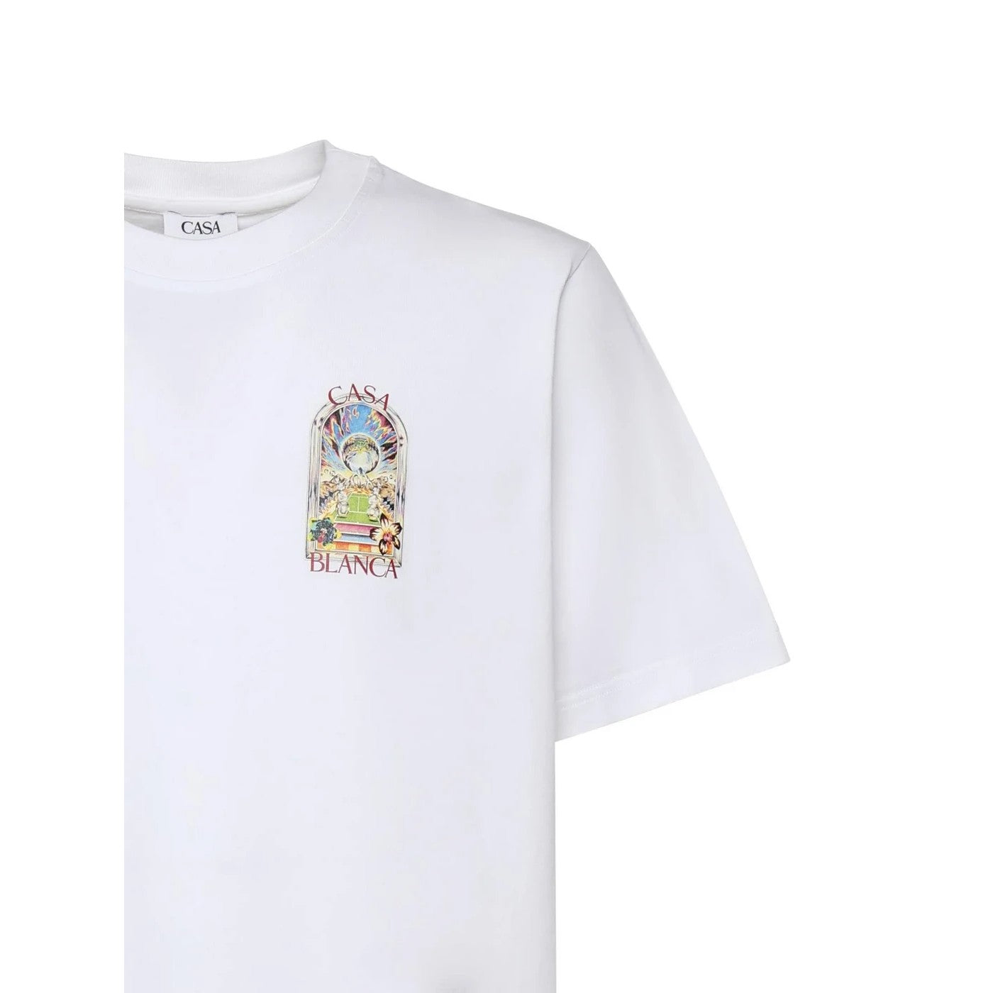 T-Shirt Tennis Landscape - Blanc