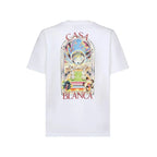 T-Shirt Tennis Landscape - Blanc