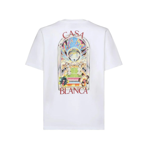 T-Shirt Tennis Landscape - Blanc