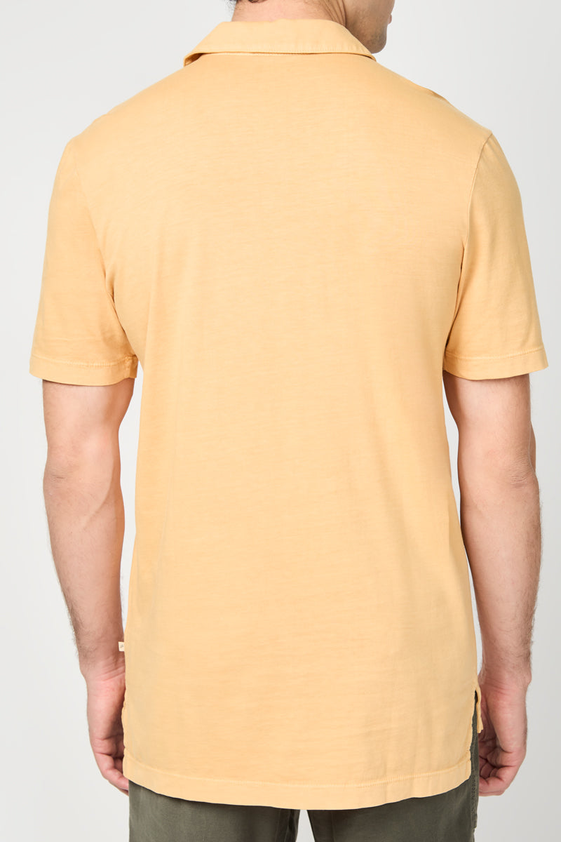 Polo Standard Révisé - Pigment Abricot - Homme