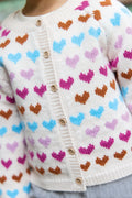 Cardigan - Lilet Coeurs Beige