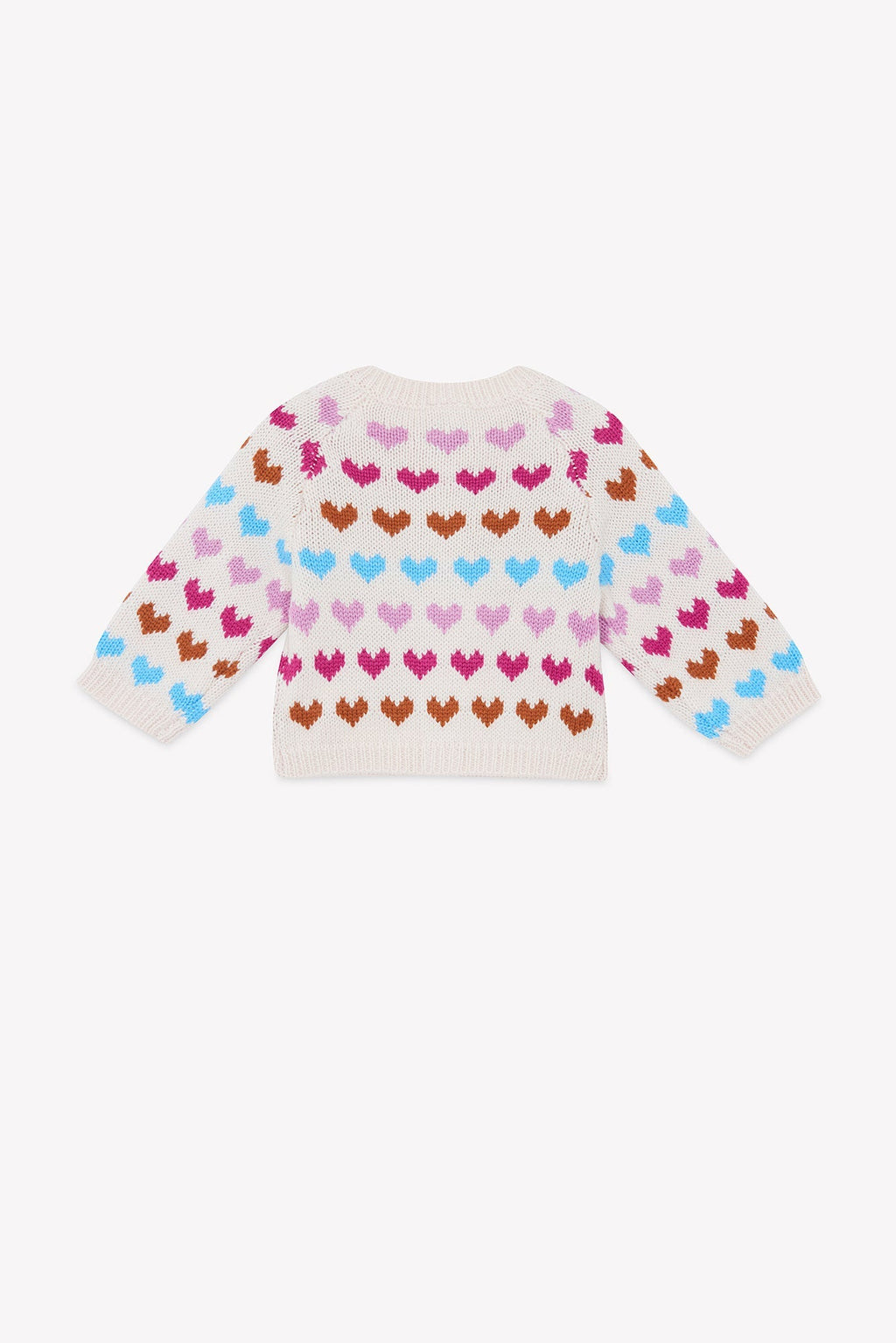 Cardigan - Lilet Coeurs Beige