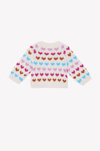 Cardigan - Lilet Coeurs Beige