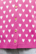 Cardigan - Lilet Imprimé My Love