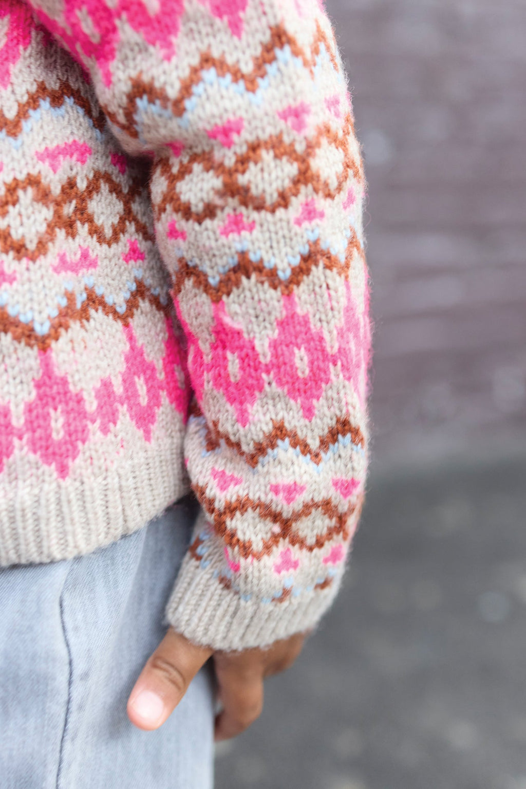 Cardigan - Lilet Jacquard Feraille
