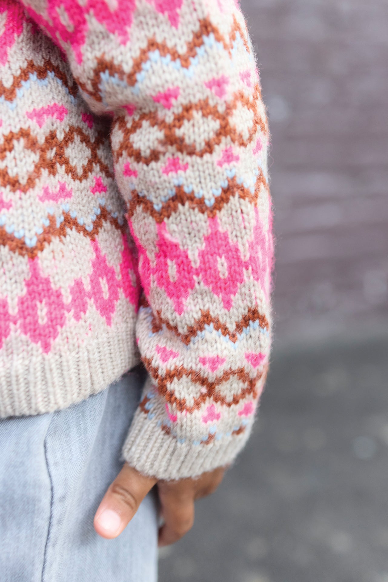 Cardigan - Lilet Jacquard Feraille