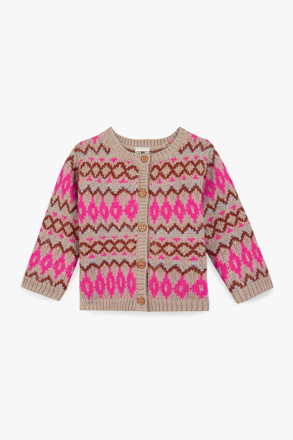 Cardigan - Lilet Jacquard Feraille
