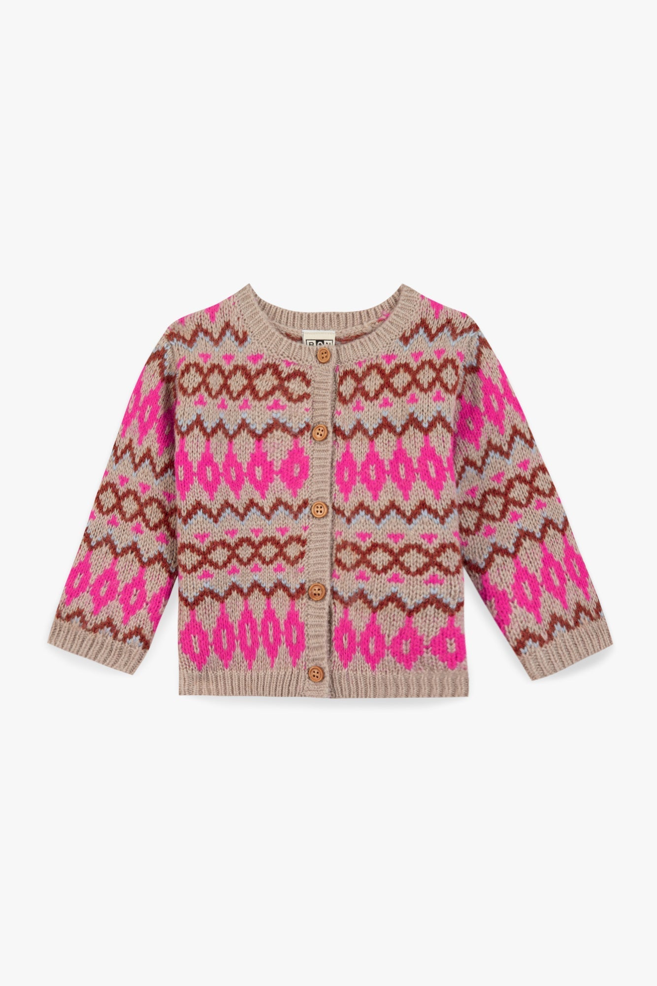 Cardigan - Lilet Jacquard Feraille