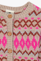 Cardigan - Lilet Jacquard Feraille