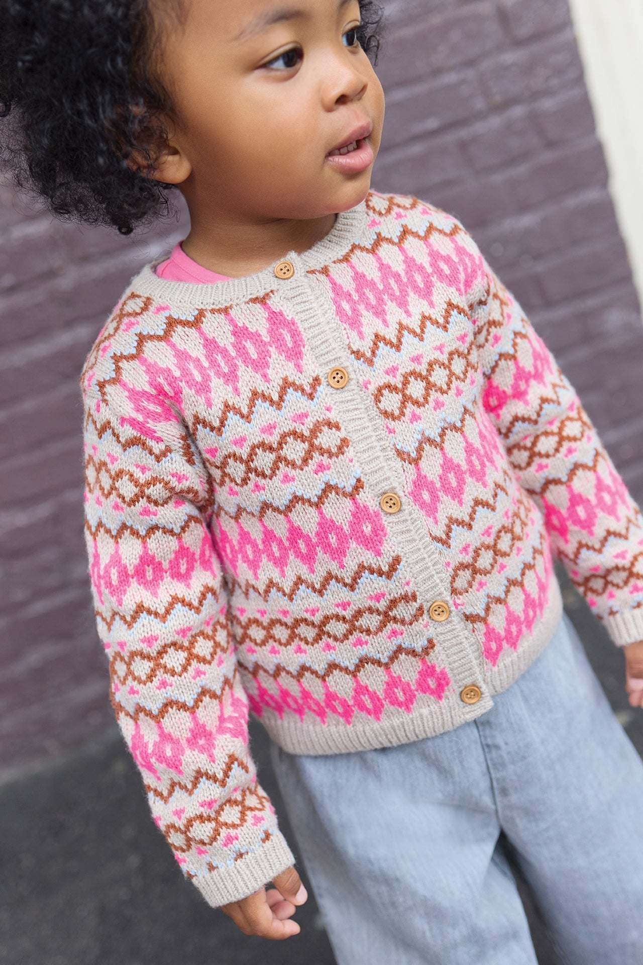 Cardigan - Lilet Jacquard Feraille