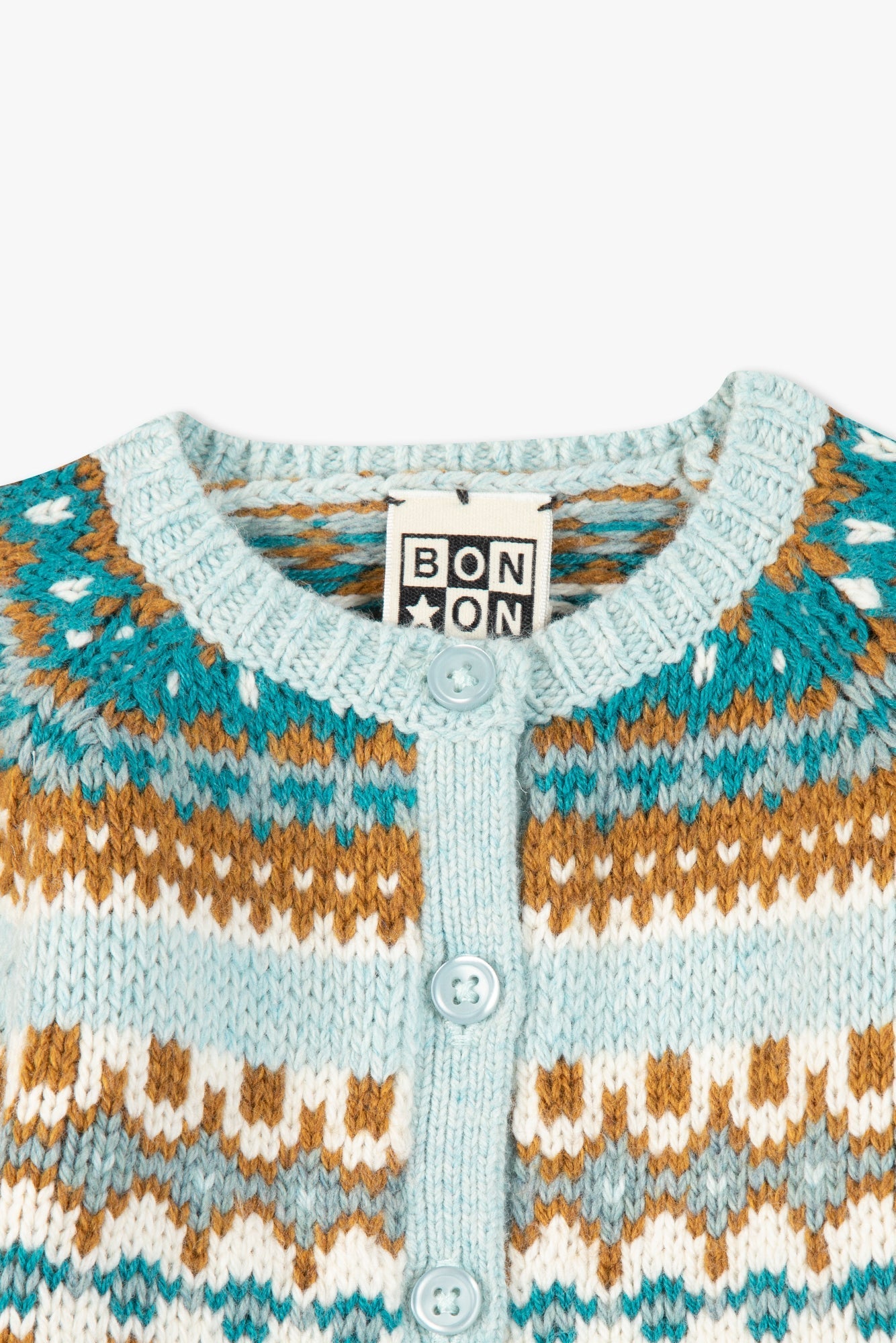 Ensemble - Toudou Tricot Jacquard Aqua