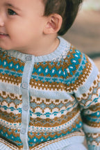 Ensemble - Toudou Tricot Jacquard Aqua